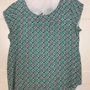 Joie print rancher top size large.